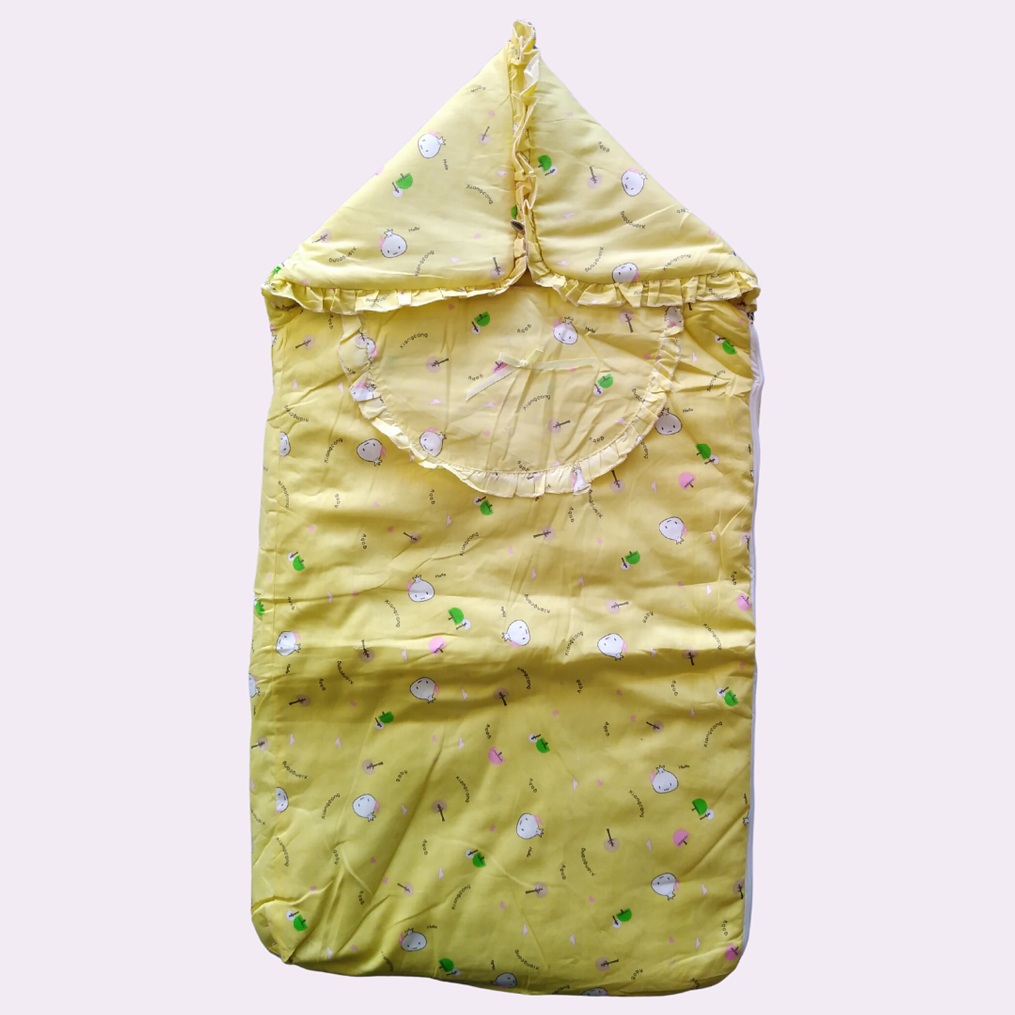 Saco de dormir amarillo 1