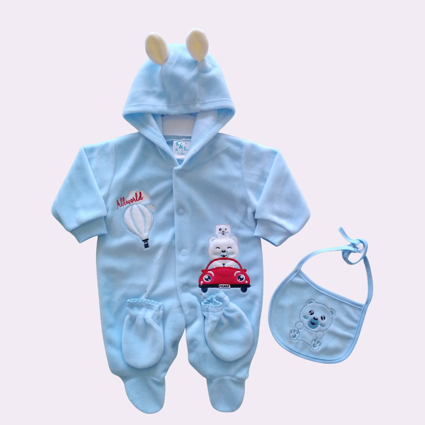 Osito de plush 0-3 meses 1