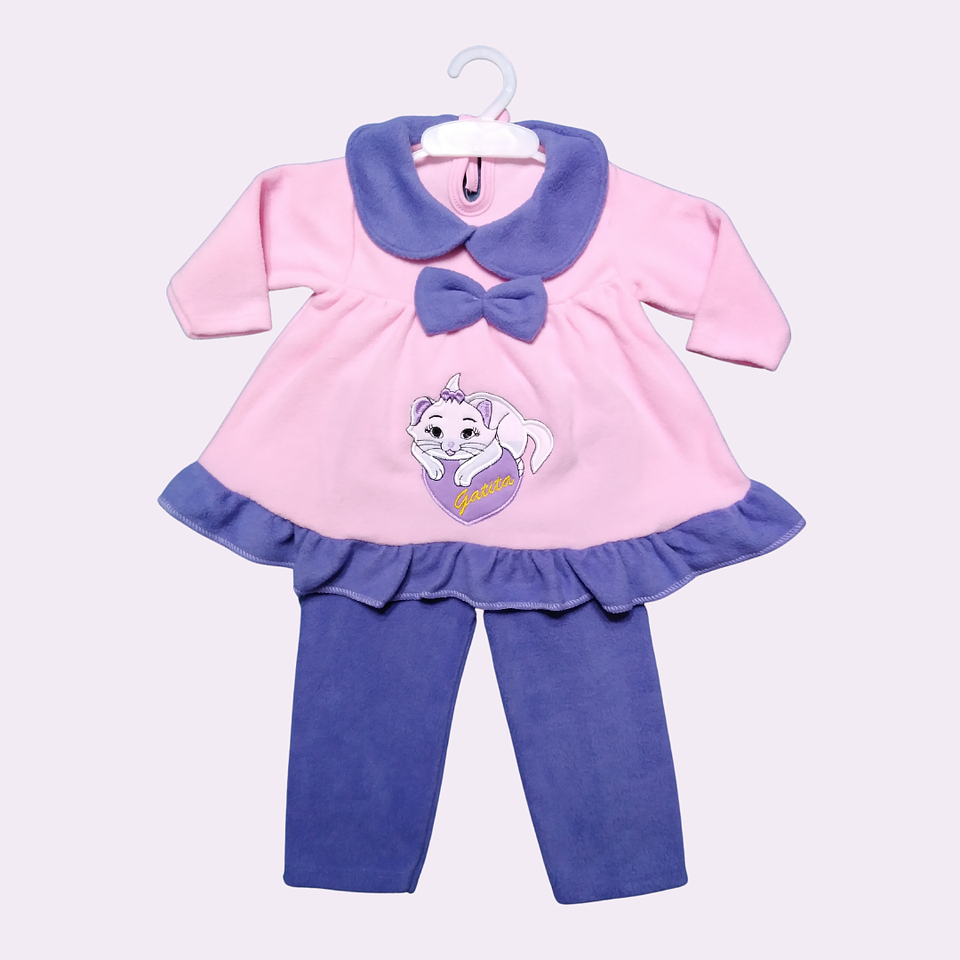Conjunto de polar 6-9 meses  1