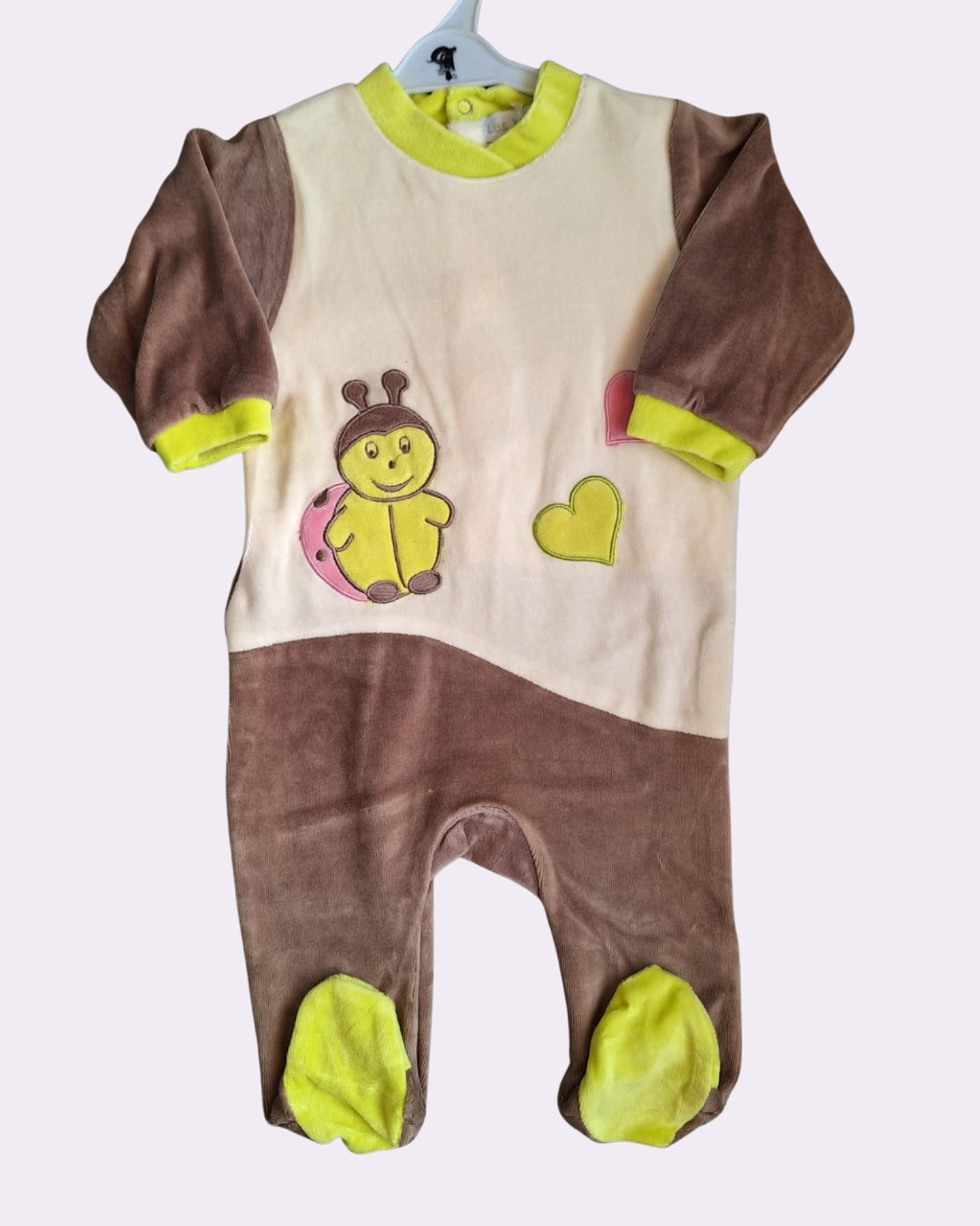 Pijama enterito de plush 6-9 meses 1