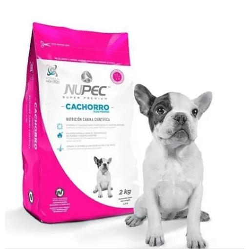 Alimento  Cachorro raza pequeña NUPEC  2 KG. incluye valor del envio