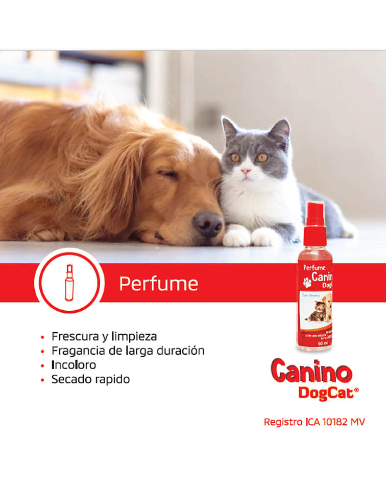 Perfume para gatos y perros