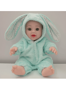 Muñeca con vestido conejo aguamarina Bogotá 