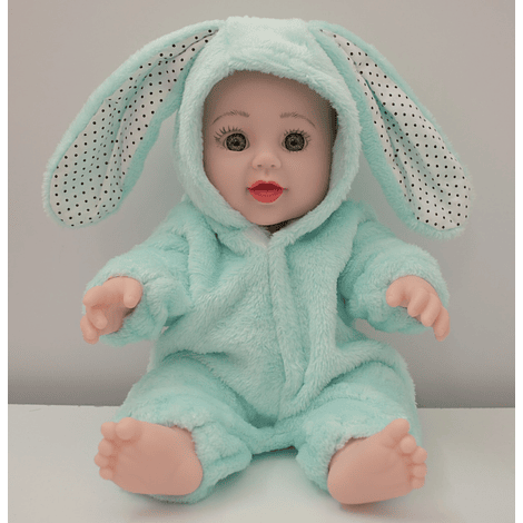 Muñeca con vestido conejo aguamarina Bogotá 