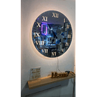 Reloj de pared con luz led  4