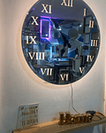 Reloj de pared con luz led 