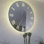 Reloj de pared con luz led  1