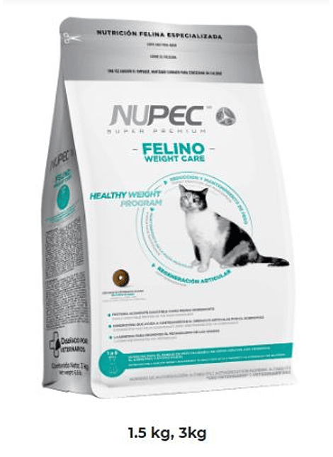 Nupec Felino Weight Care - Gatos adultos cuidado peso- ENVIOS GRATIS