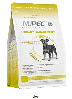 Nupec Urinary Management  Alimento Cuidado Tracto Urinario Canino -Envios GRATIS