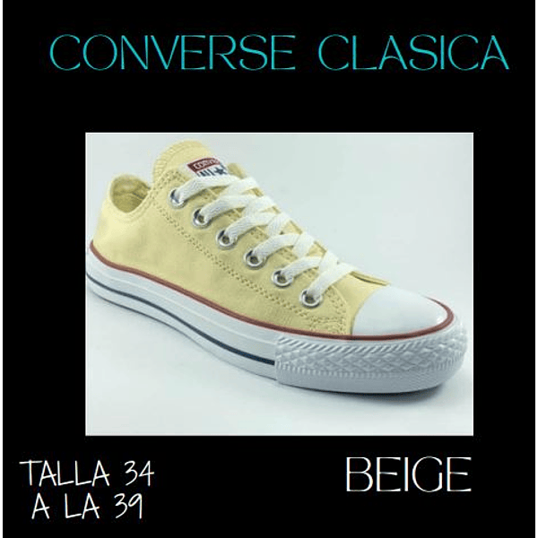 Converse Clásica escoge tu talla y color favorito! 