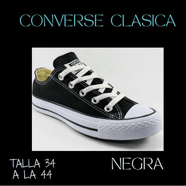 Converse Clásica escoge tu talla y color favorito! 