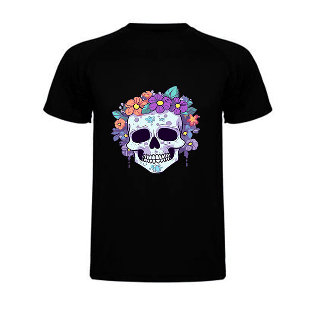 Polera Calavera México