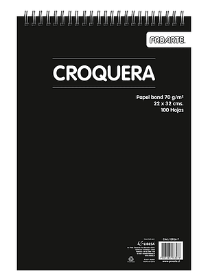 CROQUERA 100HOJAS PROARTE