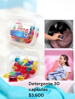 Detergente capsulas Flower
