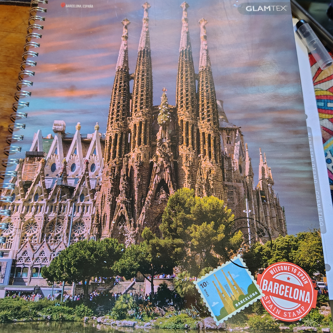 CUADERNO UNIVERSITARIO DISEN?O GLAMTEX 7MM 1