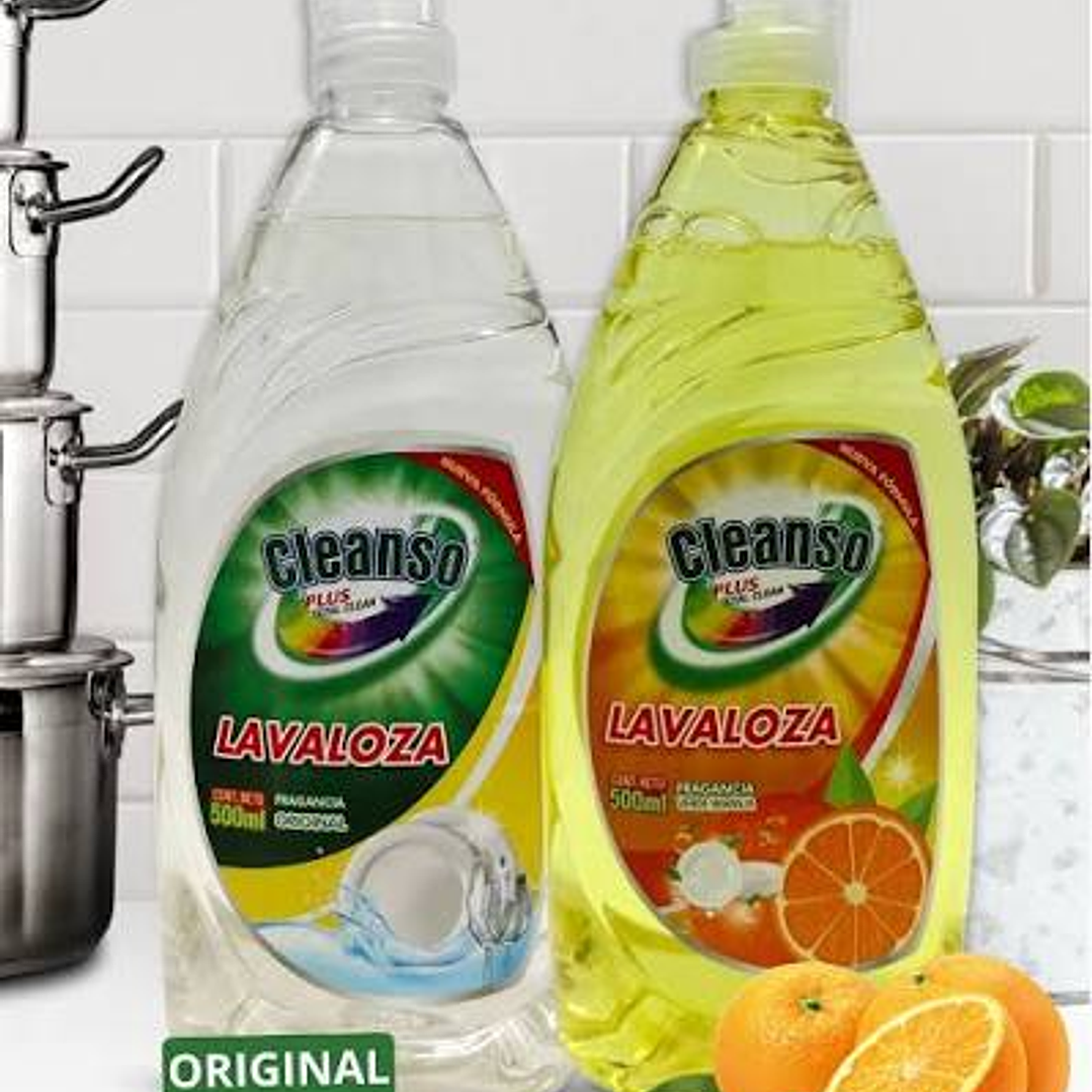 Lavaloza cleanso naranja 500ml 1