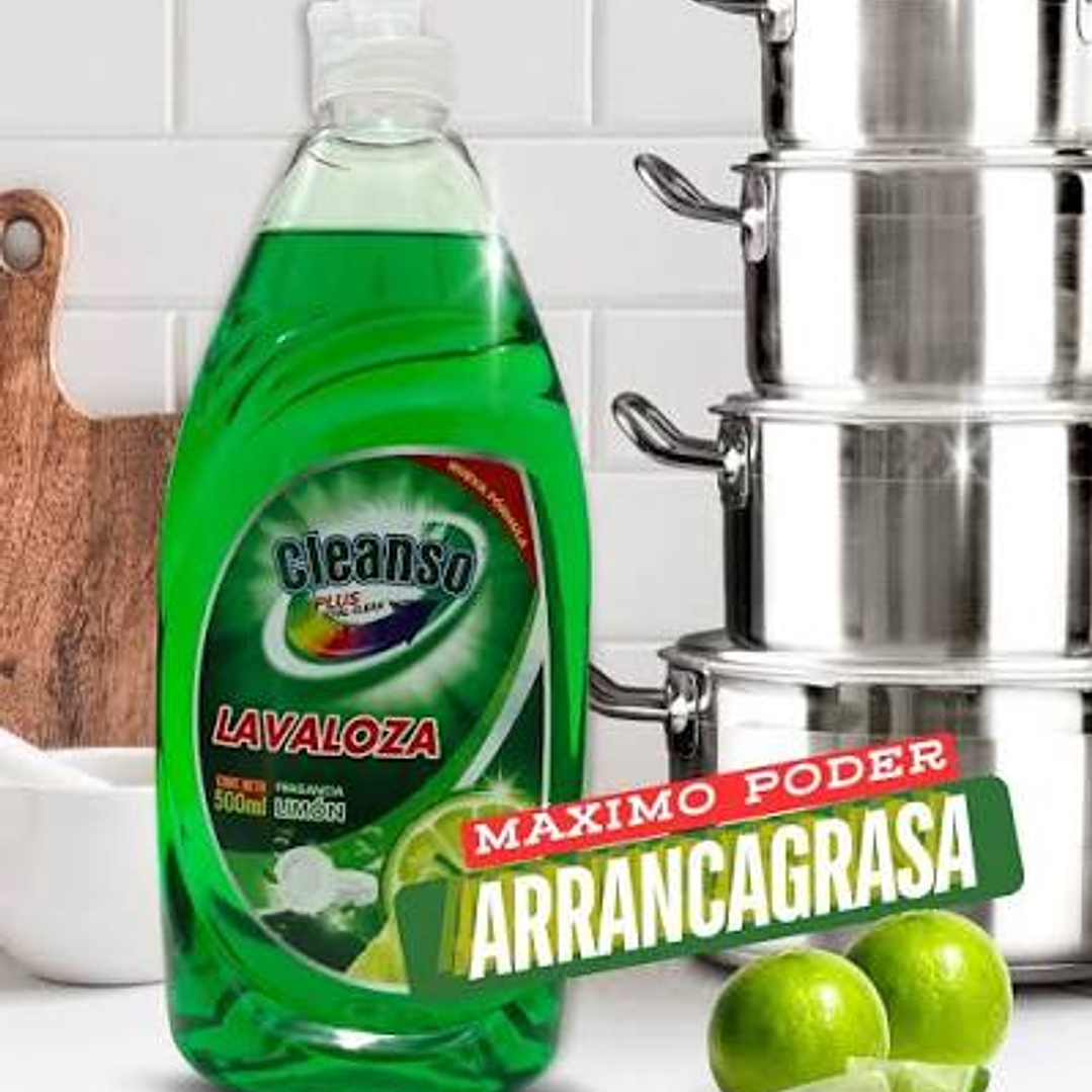 Lavaloza cleanso  limón 500 ml 1