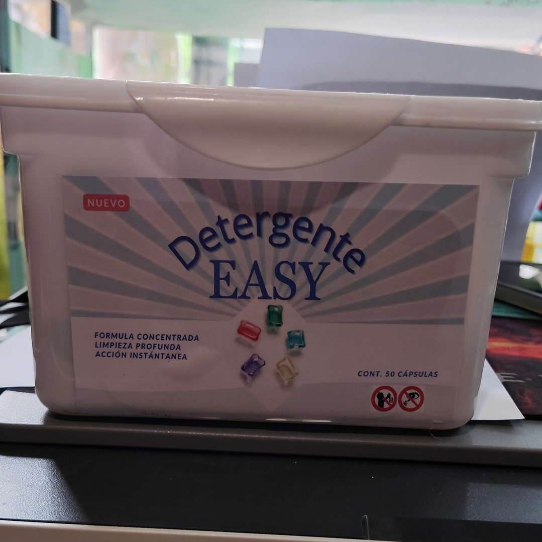 Detergente cápsulas Easy 1