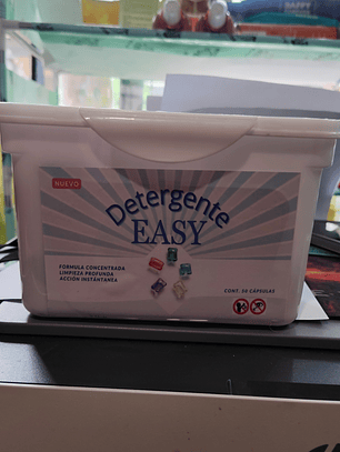 Detergente cápsulas Easy
