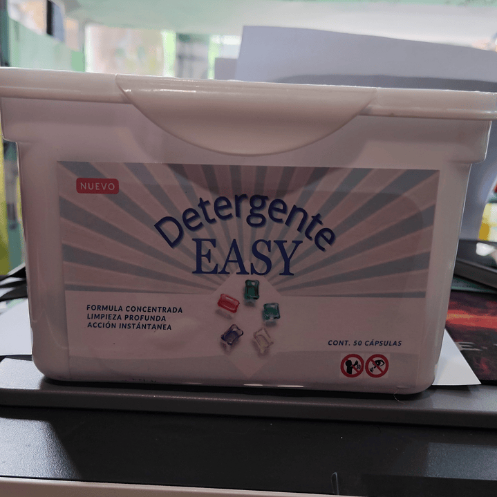 Detergente cápsulas Easy 1