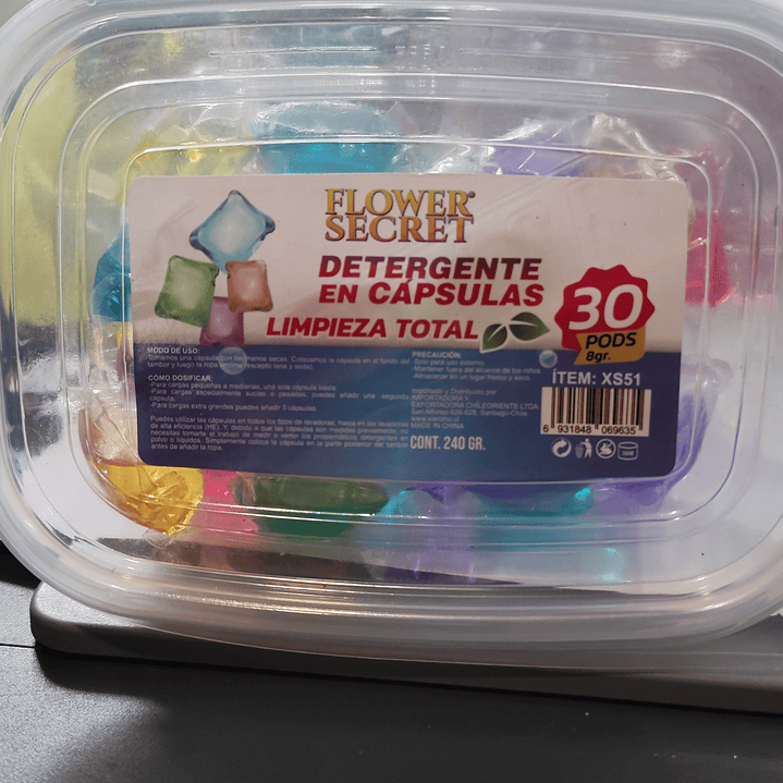 Detergente capsulas 30 un 1