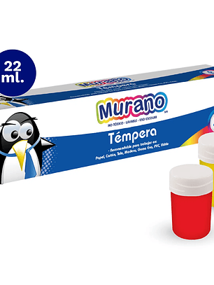 TEMPERA MURANO 6 COLORES XL