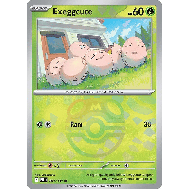 Exeggcute [Master Ball] #1 Pokemon Prismatic Evolutions 