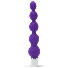 VIBRADOR ANAL QUACKER MORADO