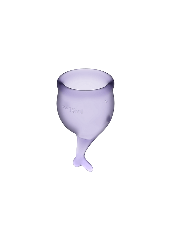 Set de 2 copas menstruales Satisfyer Feel Secure 7