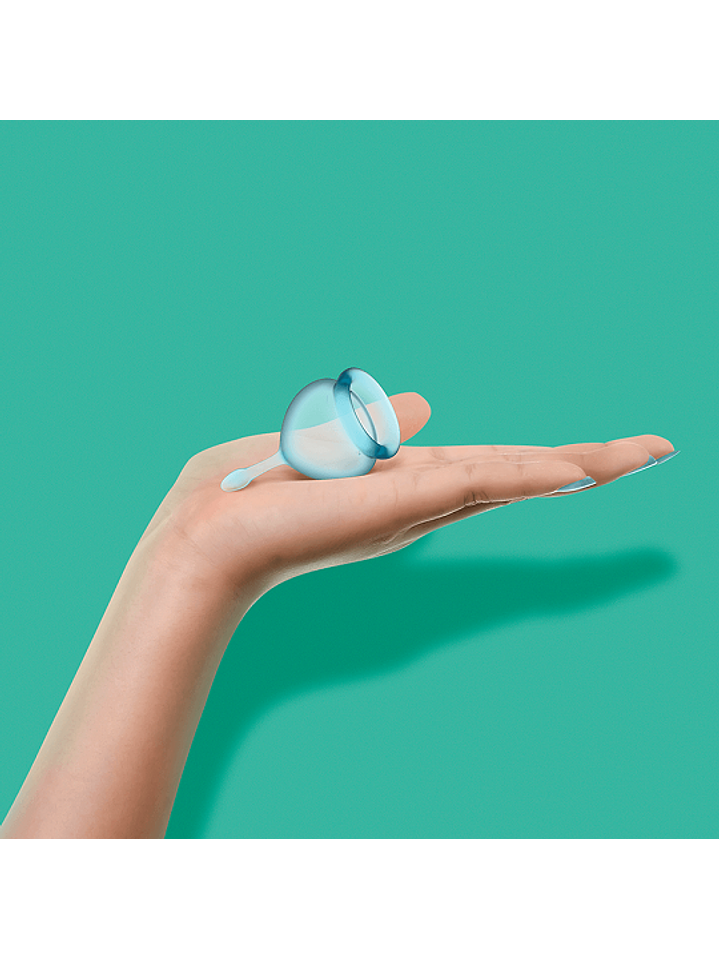 Set de 2 copas menstruales Satisfyer Feel Good 3