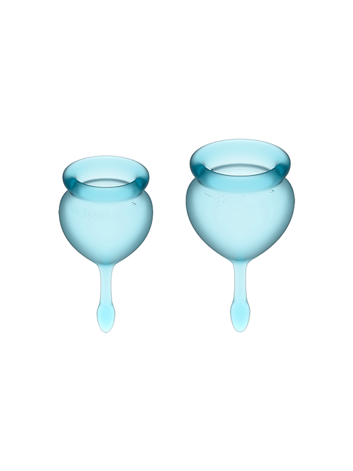 Set de 2 copas menstruales Satisfyer Feel Good 5