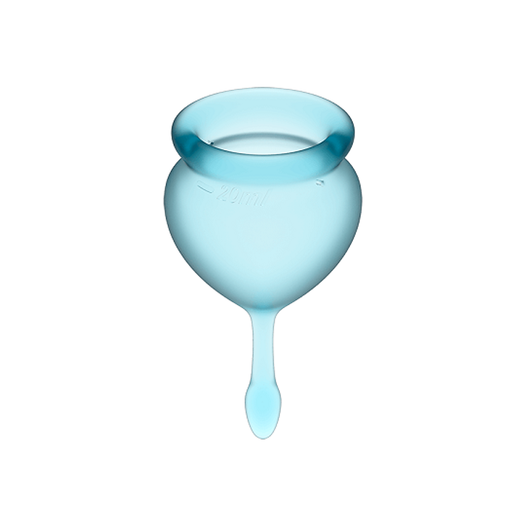 Set de 2 copas menstruales Satisfyer Feel Good 7