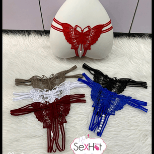 Colaless perla mariposa 