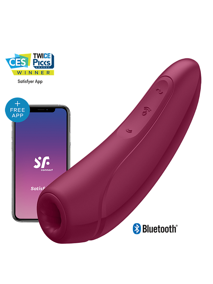 Satisfyer pulso de aire Curvy 1  2