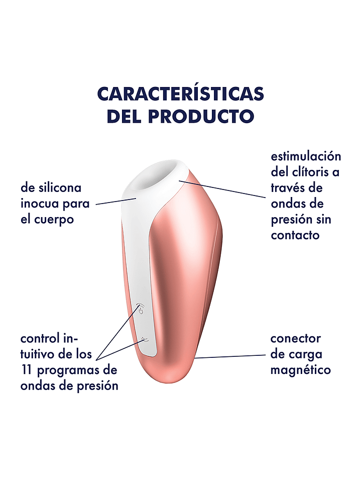 Vibrador de Pulso de Aire Satisfyer Love Breeze 1