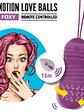 Bala Vibradora Motion Love Balls FOXY c / Control Remoto - Miniatura 3