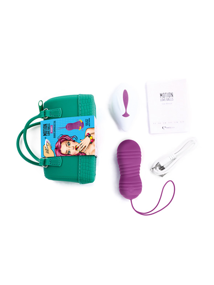 Bala Vibradora Motion Love Balls FOXY c / Control Remoto 4