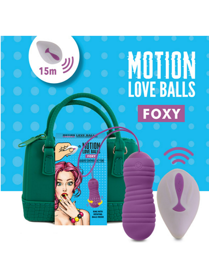 Bala Vibradora Motion Love Balls FOXY c / Control Remoto 2