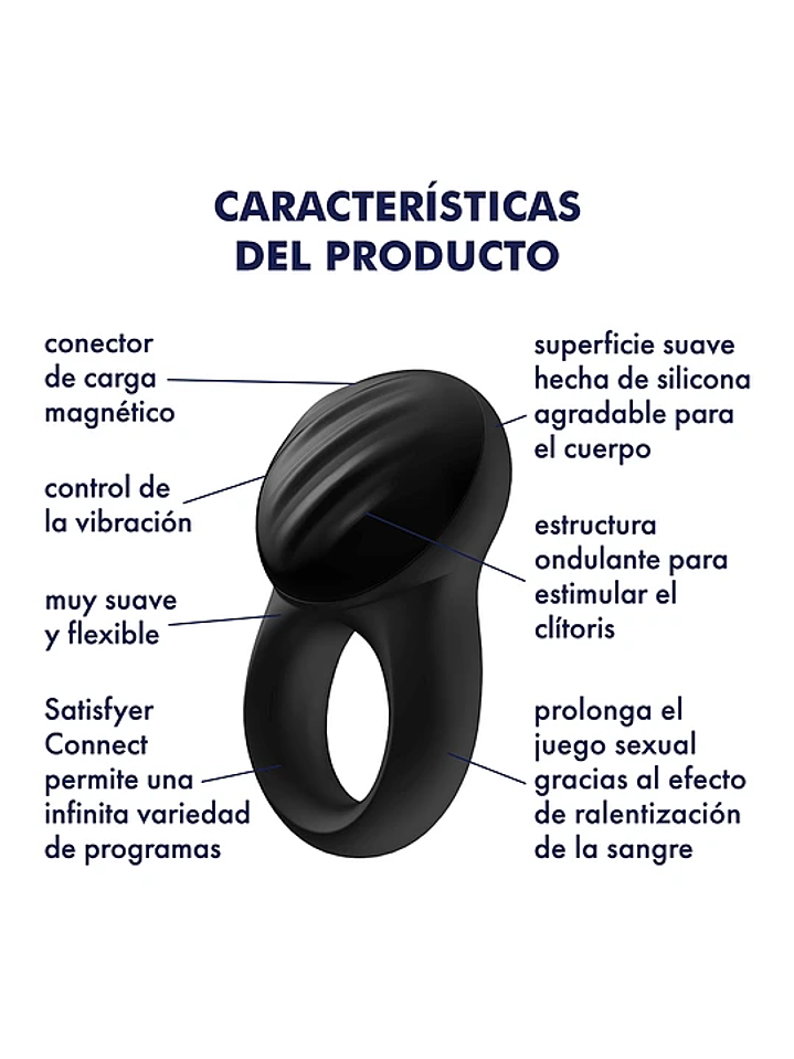 Anillo Vibrador Bluetooth Satisfyer Signet Ring 2