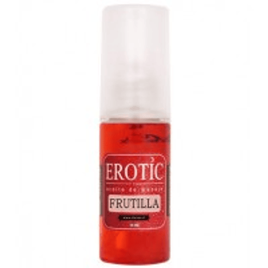 Gel Comestible Erotic Frutilla 50ml.