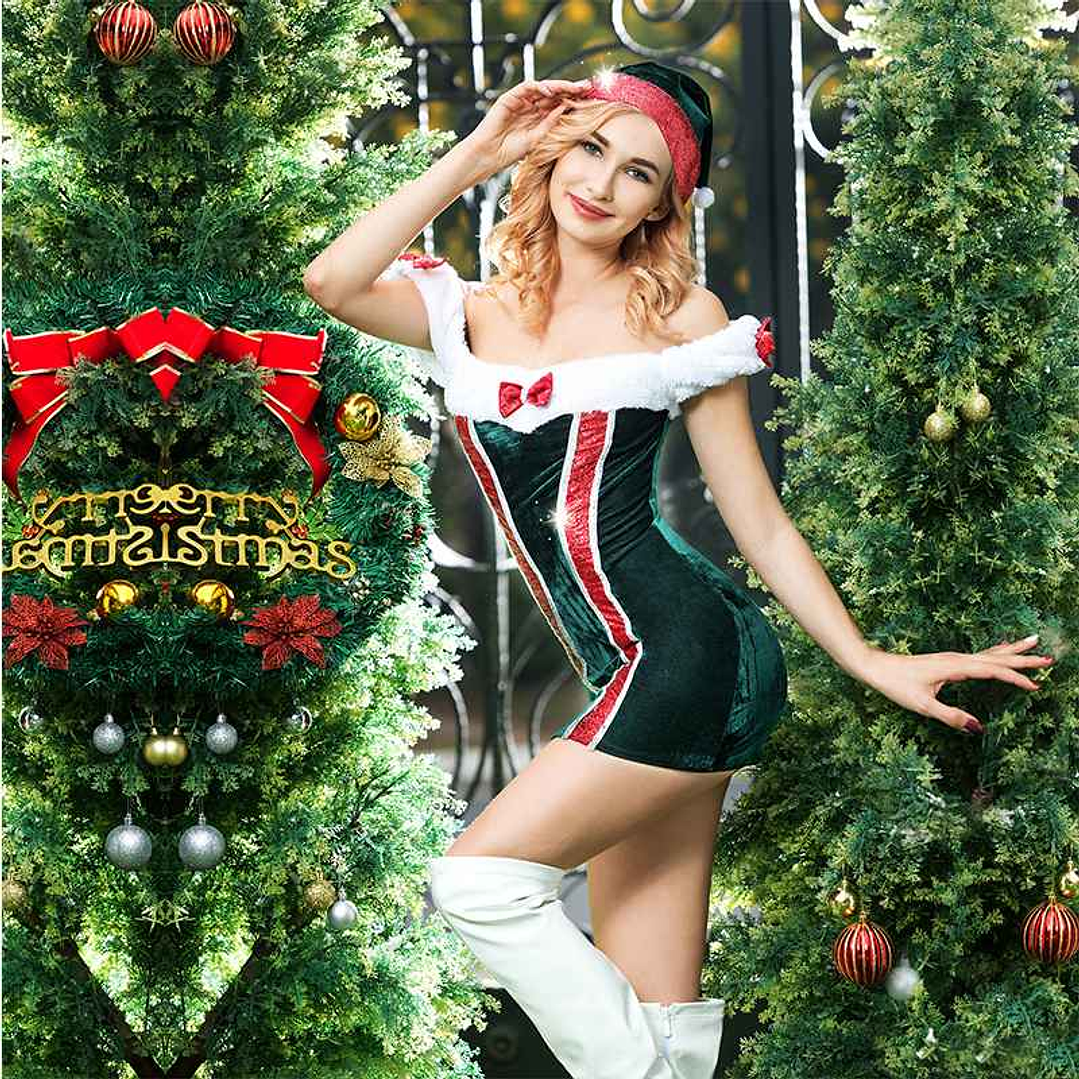 Disfraz Navidad Vestido  2