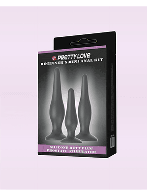 Kit Anal 3 Piezas - Pretty Love