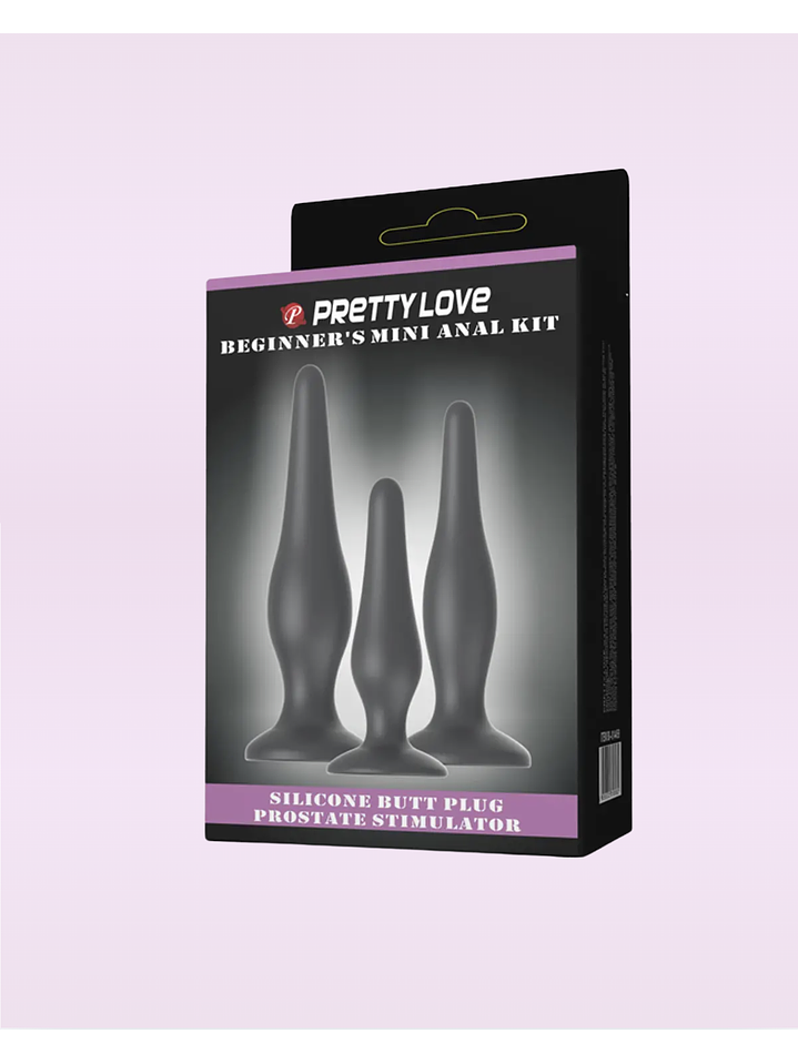 Kit Anal 3 Piezas - Pretty Love 1