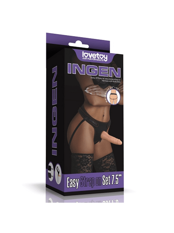 Arnés con Dildo 19,5cm - INGEN LOVETOY 2