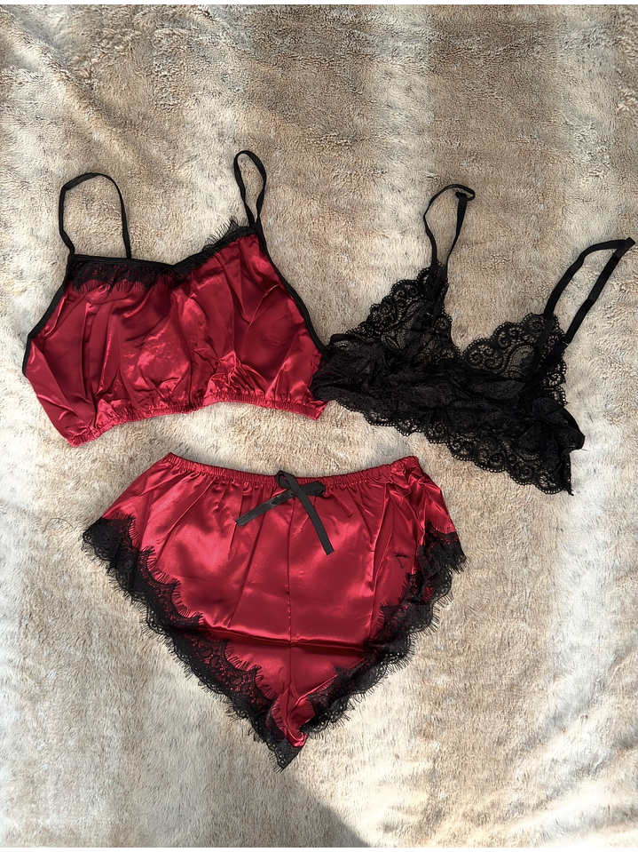Lencería 3 Piezas 1