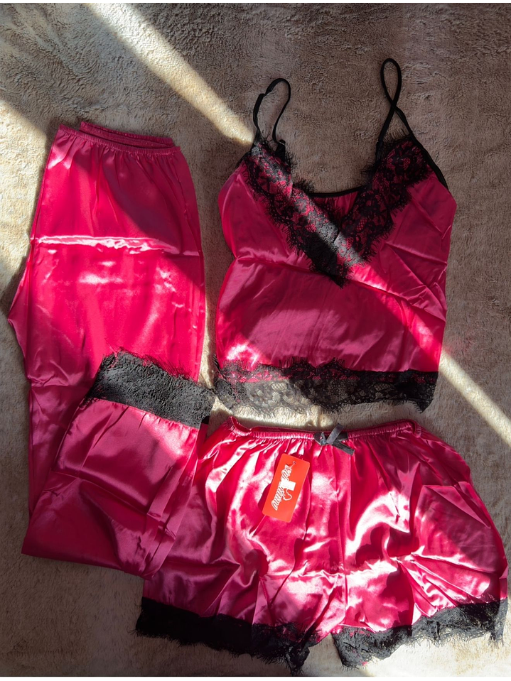 Conjunto Lencería 3 Piezas 2