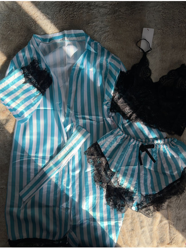 Conjunto Lencería 3 Piezas 2