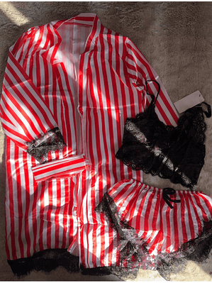 Conjunto Lencería 3 Piezas