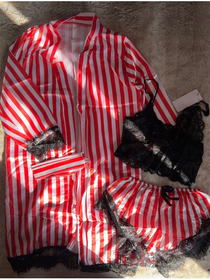 Conjunto Lencería 3 Piezas 1