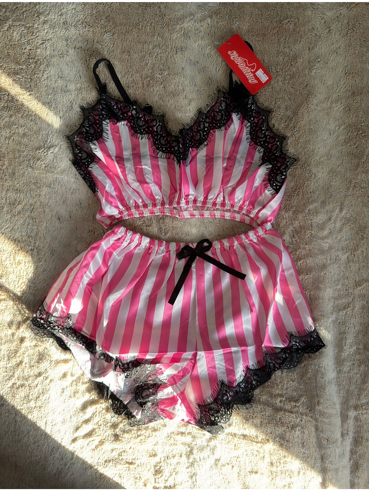 Conjunto Lencería 2 Piezas Raya 1